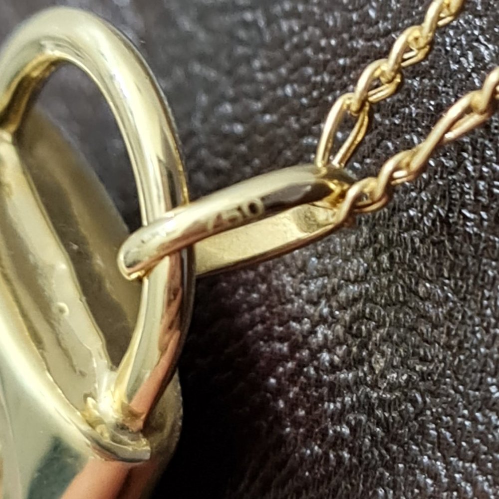 18k gold pendant with unique design - Picture 16 of 16